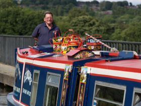 Canal Boat  Llangollen Canal
