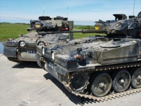 Scimitar FV107 - 2 Tanks parked