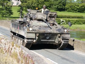 Warrior WR510 Tank driving to range