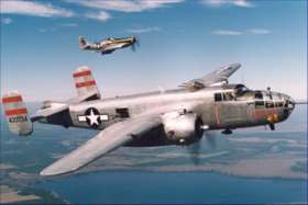 B-25 Mitchell & P-51D Mustang