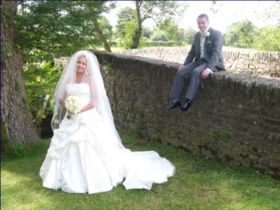 Bride and Groom at Bridge