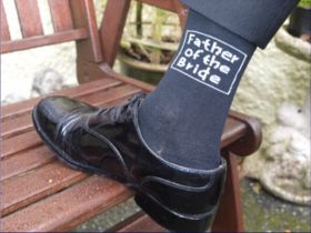 Father of the bride socks