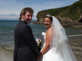 Photo shoot on beach